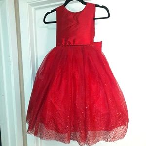 Girls Christmas Dress with puff shirt